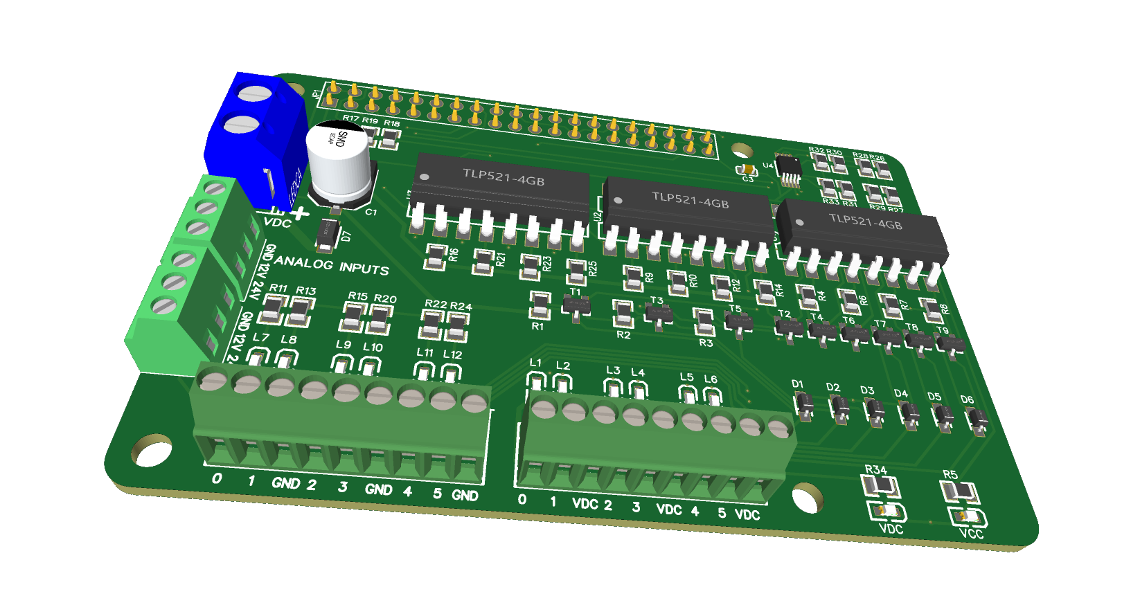 Industriële Raspberry Pi 12-24V IO